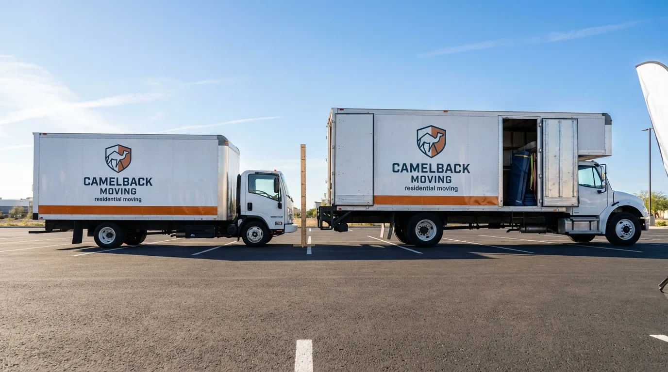 Moving truck size capacity guide in Hampden